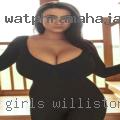 Girls Williston wants